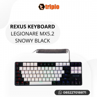 KEYBOARD GAMING REXUS MECHANICAL MX5.2 SNOWY BLACK BROWN    