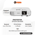 PROYEKTOR EPSON EB-E600 XGA 3400 ANSI LU...