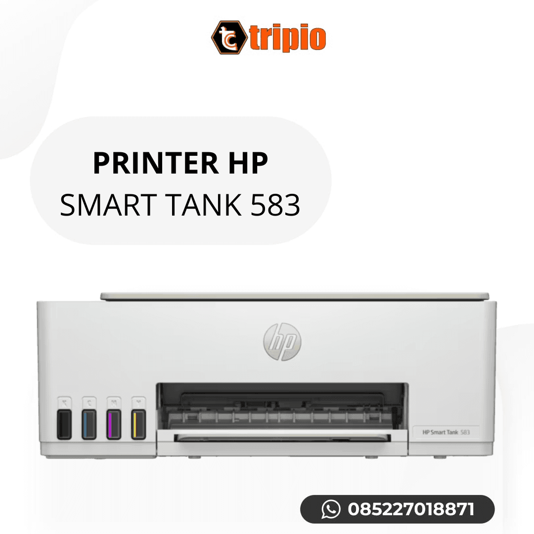 HP Smart Tank 583 Printer All-in-One Print Scan Copy WiFi Tangki Tinta (TKDN)