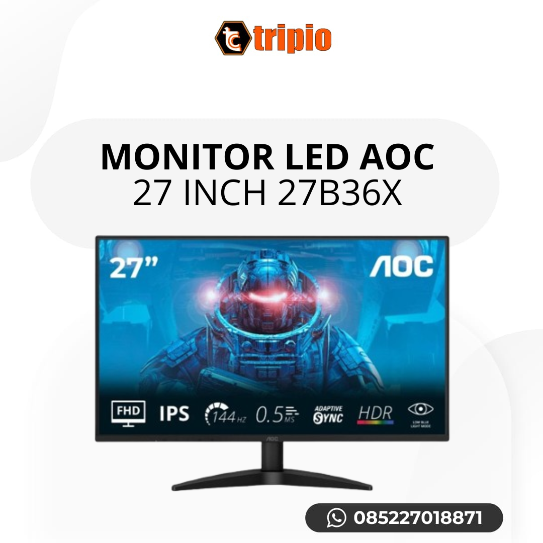 AOC 27B36X Monitor IPS FHD 27 Inch 144Hz