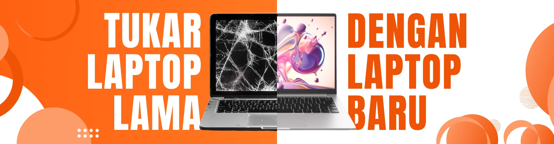 Tukar tambah laptop lama dengan laptop baru di Tripio Computer Purwokerto